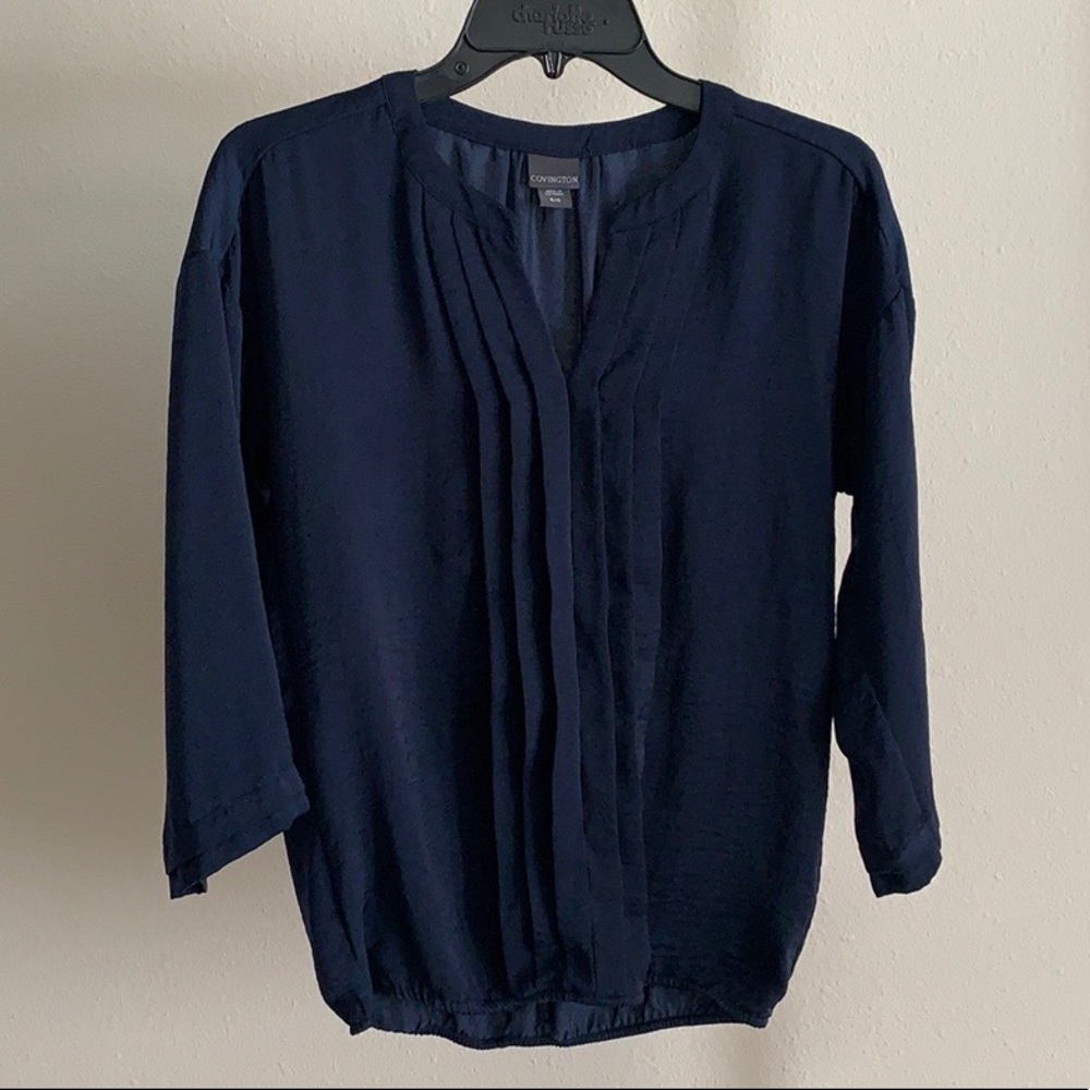 Size S Navy Blouse